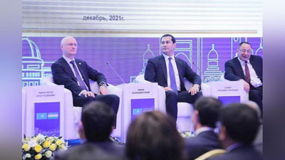 Изрображение 'Узбекистан и Казахстан на деловом совете подписал соглашения на $2 млрд'