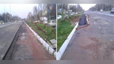 'Тошкентнинг Аҳмад Дониш кўчасидаги йўлнинг чўкиш ҳолати юзасидан жиноят иши қўзғатилди'ning rasmi