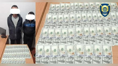 'Qo`qonda qalbaki qalbaki 4 700 AQSh dollarlarini 2 000 AQSh dollariga baholagan shaxslar ushlandi'ning rasmi