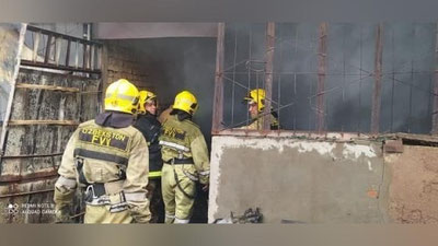 'Toshkentda omborxona yonib ketdi'ning rasmi