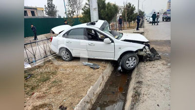 Изрображение 'В Намангане 17-летний парень взял машину родителей и разбился насмерть'