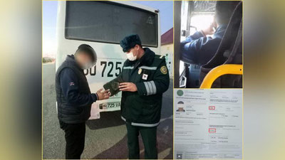 'Бухорода телефонда гаплашиб,  автобус бошқарган ҳайдовчига чора кўрилди (видео)'ning rasmi