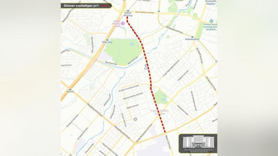 'Пойтахтдаги Бобур кўчаси велойўлак қурилаётгани сабаб ёпилиши мумкин'ning rasmi