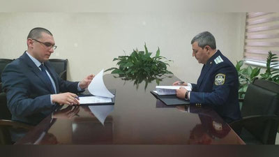 'Иқтисодий жиноятларга қарши курашиш департаменти ҳамда Ўзбекистон Республикаси Нотариал палатаси ўртасида Меморандум имзоланди'ning rasmi