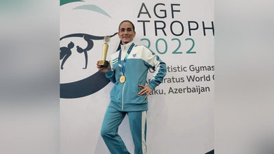 Изрображение 'Оксана Чусовитина снова завоевала золото этапа Кубка мира'