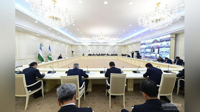 'Вилоят ҳокимларига сув омборлари атрофидаги янги ерларнинг харитасини тузиш топширилди'ning rasmi