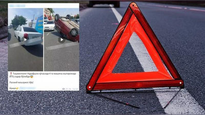 'Тошкентда 4 та автомобиль иштирокида ЙТҲ содир бўлди'ning rasmi