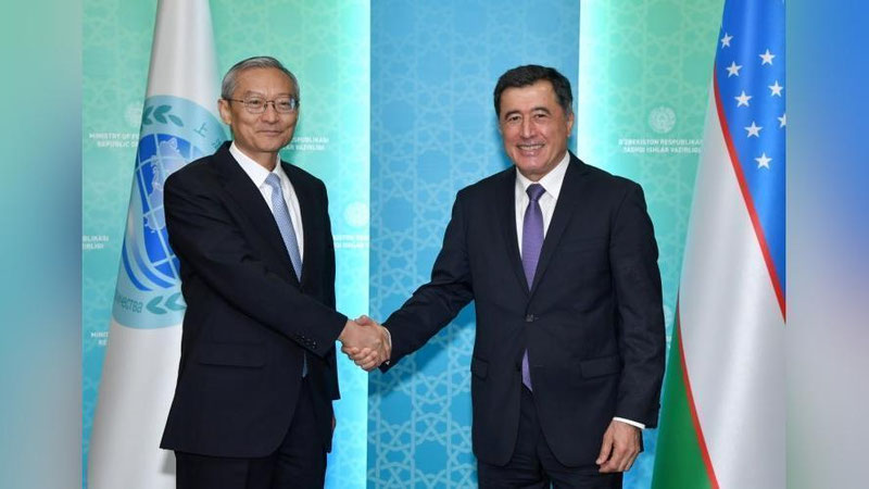 'Vladimir Norov ShHT Bosh kotibi bilan uchrashdi'ning rasmi