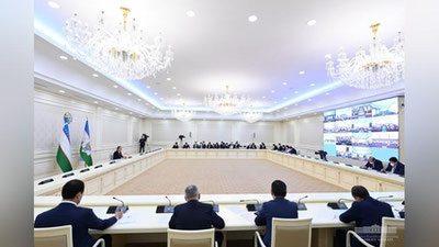 'Шавкат Мирзиёев деҳқончилик қилаётган аҳоли таклифлари асосида улар кўтарган муаммолар ечимини айтди'ning rasmi