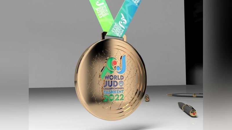 'Toshkentdagi dzyudo bo`yicha jahon chempionati g`oliblari taqdirlanadigan medal namoyish etildi'ning rasmi