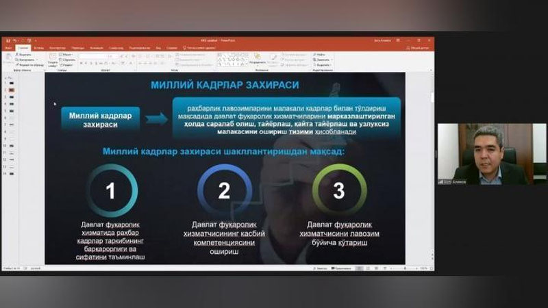 'Endi rahbarlikka tasodifan kelib qolishning oldi olinadi'ning rasmi