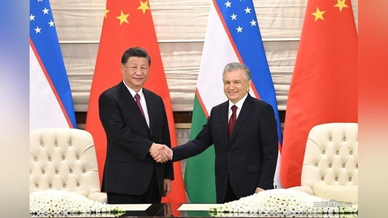 Изрображение 'Президент Узбекистана в мае посетит Китай'
