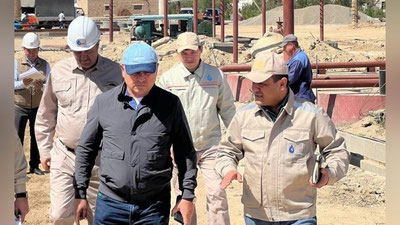 '“O`zbekneftgaz”: Boshqaruv raisi Mehriddin Abdullaev Buxoro neftni qayta ishlash zavodida ishlab chiqarish jarayonlari va rekonstruksiya ishlari holatini o`rgandi'ning rasmi