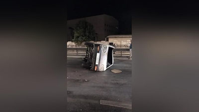 'Toshkentda yuz bergan YTHda "Damas" ag`darilib ketdi'ning rasmi