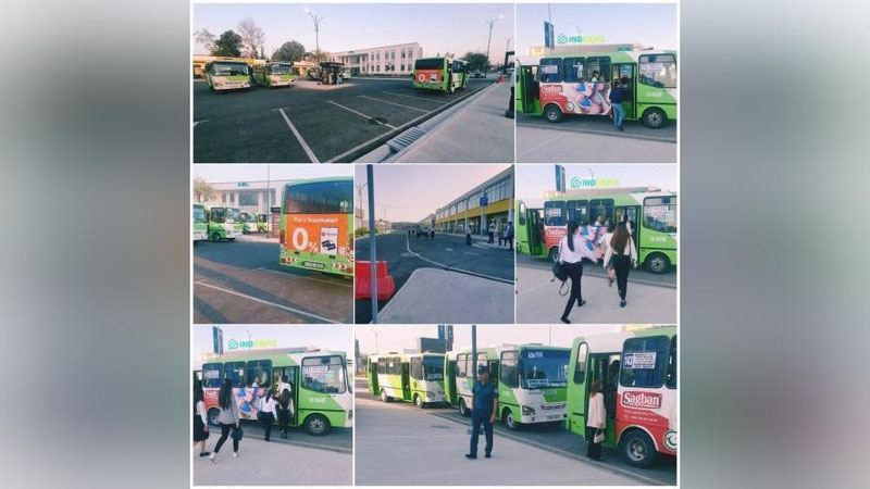 Изрображение 'Запущены автобусы от комплекса студенческих общежитий Tashkent Index'
