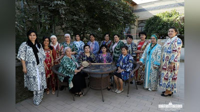 Изрображение 'В Ташкенте проходят мероприятия в рамках фестиваля хан-атласа (фото)'