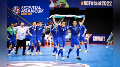 Изрображение 'Узбекистан стал бронзовым призером Кубка Азии по футзалу'