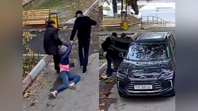 'Toshkentda noma`lum shaxslar kunduz kuni bir qizni o`g`irlab ketdi (video)'ning rasmi