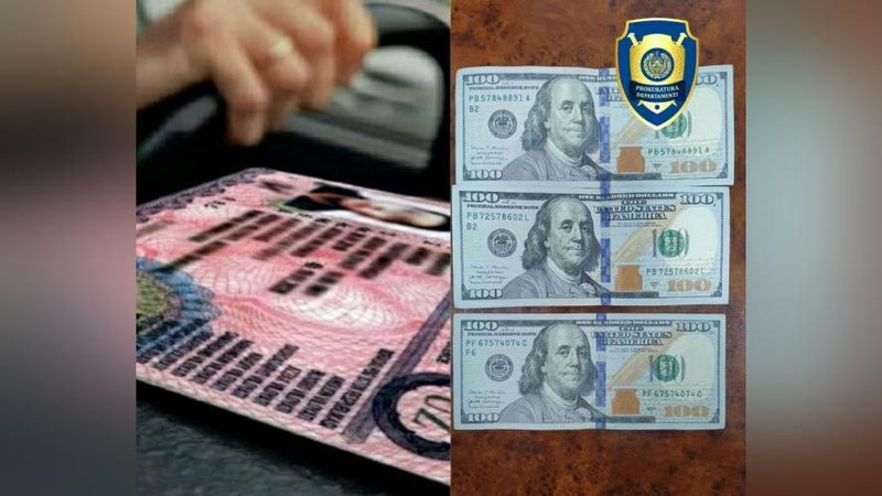 'Buxoroda imtihonsiz "prava" olib bermoqchi bo`lgan o`qituvchilar pora bilan qo`lga tushdi'ning rasmi