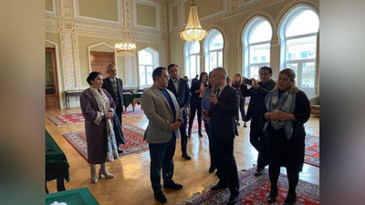 'Ozarbayjonda O`zbekiston madaniy merosining namunalari o`rganilmoqda'ning rasmi