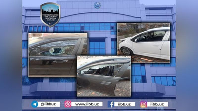 Изрображение 'Оперативники установили личность злоумышленника, разбивавшего стекла автомобилей на Чиланзаре'