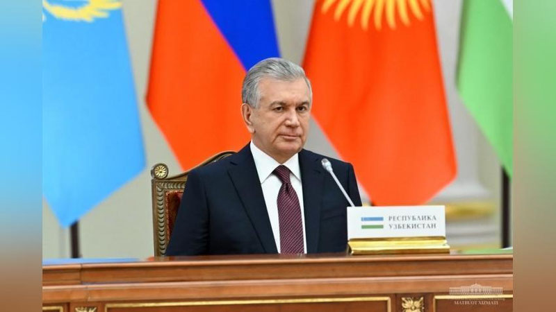 'Шавкат Мирзиёев МДҲ давлатлари раҳбарларининг норасмий учрашувида иштирок этди'ning rasmi