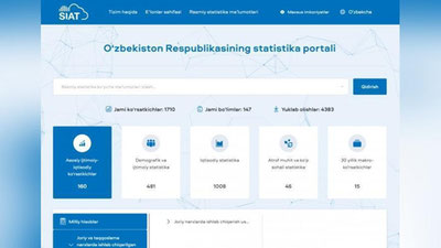 'O`zbekiston Respublikasi statistika portali ishga tushirildi'ning rasmi