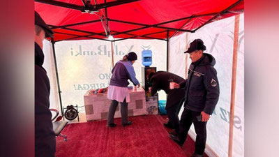 Изрображение 'В Ташкенте начали появляться пункты обогрева (фото)'