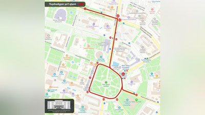 Изрображение 'В связи с конным парадом в центре Ташкента на час закроют улицы'