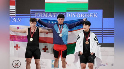 Изрображение 'Диёрбек Эрматов завоевал первые медали ЧМ для юношеской сборной Узбекистана'