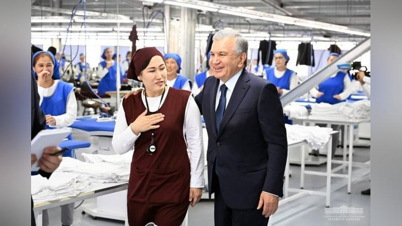 'Yiliga 3 milliondan ziyod trikotaj chiqaruvchi, 500 ta ish o`rniga ega korxona: Prezidentning ilk manzili (foto)'ning rasmi