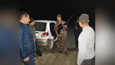 Изрображение 'В Наманганской области задержали двух браконьеров'