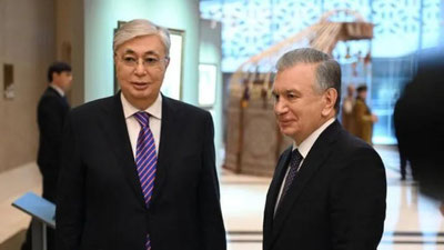 'Qozog`iston prezidenti Shavkat Mirziyoevni referendum muvaffaqiyatli o`tkazilgani bilan tabrikladi'ning rasmi