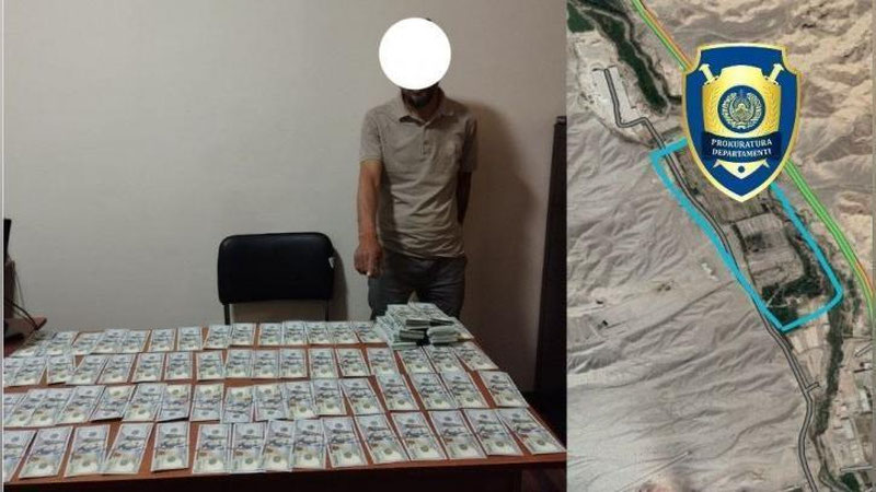 'Farg`onada 80 000 AQSh dollariga er sotmoqchi bo`lgan fermer qo`lga tushdi'ning rasmi