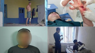 Изрображение 'В Сурхандарье участковый инспектор с риском для жизни обезвредил рецидивиста с топором'