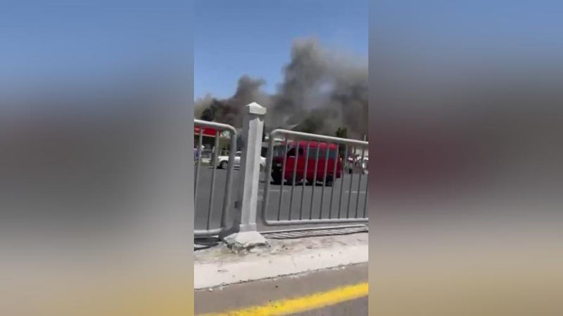 Изрображение 'На Юнусабадском декханском рынке произошел пожар (видео)'