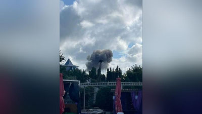 'Moskvada Ukrainaning uchuvchisiz samolyoti urib tushirildi'ning rasmi