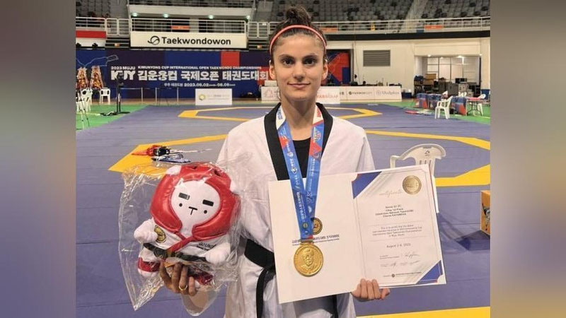 Изрображение 'Чарос Каюмова стала чемпионкой турнира в Корее'