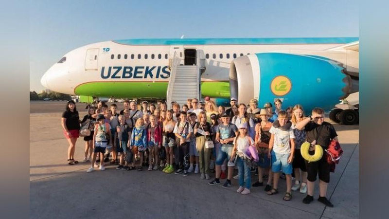 'Украинадан 45 нафар бола Ўзбекистонга олиб келинди'ning rasmi