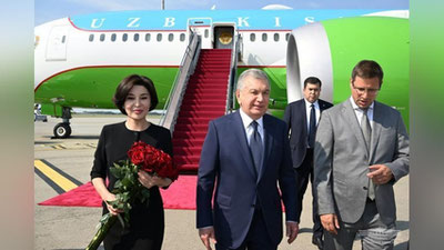 'Shavkat Mirziyoev rafiqasi bilan Budapesht shahriga keldi (foto)'ning rasmi