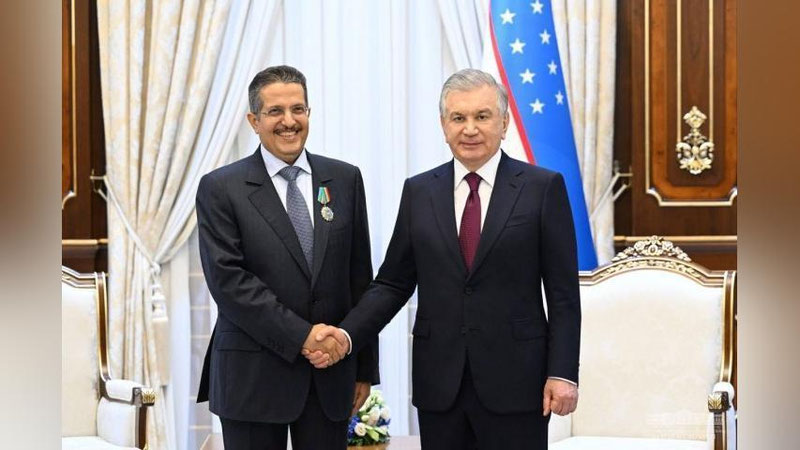 Изрображение 'Президент Узбекистана встретился с  председателем правления крупной саудовской компании'