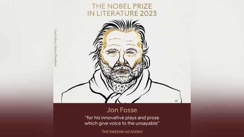 Изрображение 'Нобелевскую премию по литературе присудили норвежскому писателю Юну Фоссе'