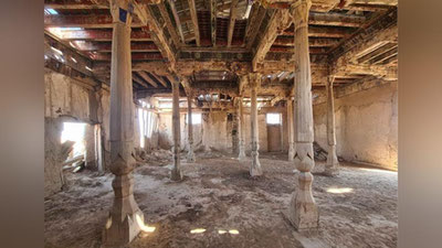 Изрображение 'Мечеть Джойлангар XV века в Джизаке оказалась в аварийном состоянии из-за дождей'