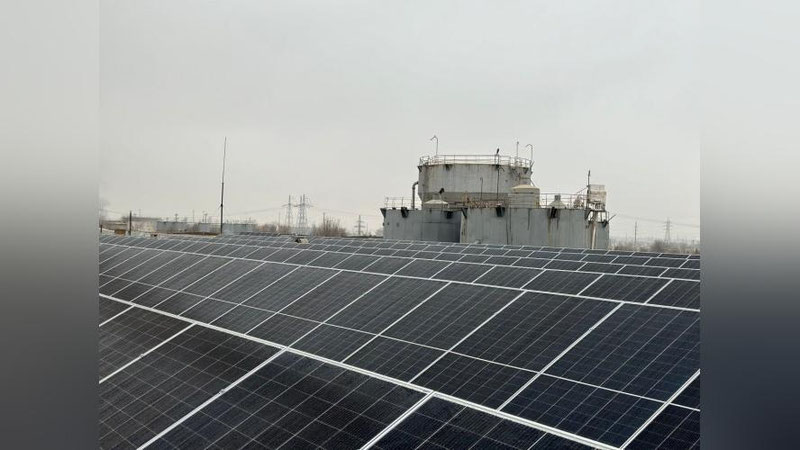 Изрображение 'На Сырдарьинской ТЭС строится вторая солнечная фотоэлектрическая станция'