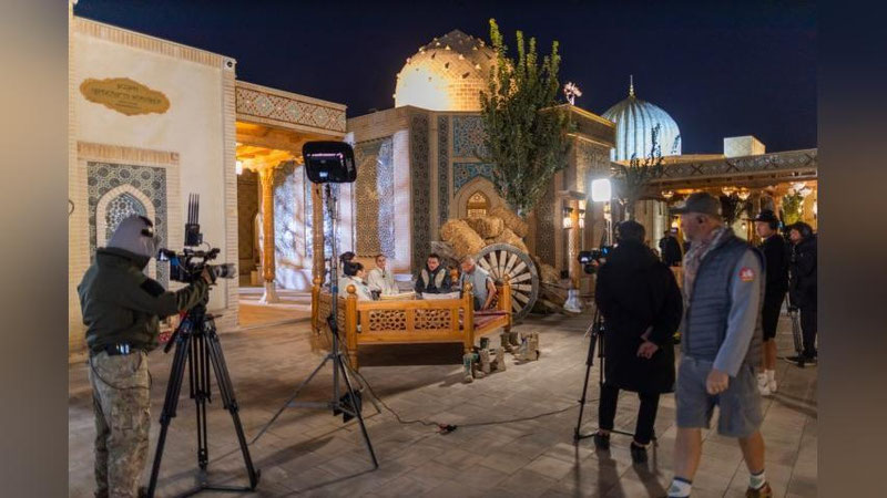 'Bugun TNTda Pavel Volyaning Silk Road Samarkand majmuasidagi realiti-shousi efirga uzatiladi'ning rasmi