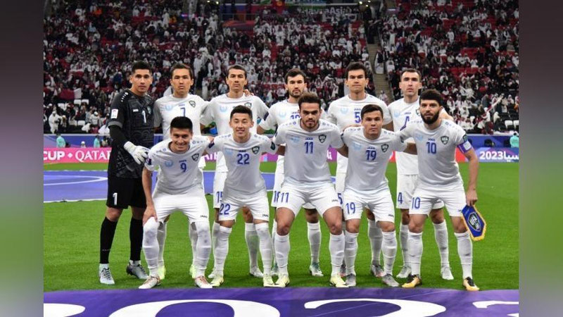 Изрображение 'Сборная Узбекистана по футболу поднялась на 2 позиции в рейтинге ФИФА'