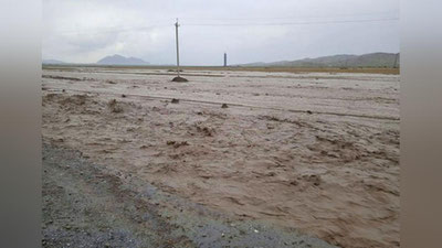 'Kuchli yomg`ir sabab Parkentdagi qishloqni suv bosdi'ning rasmi