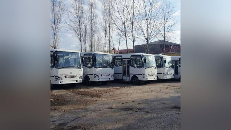 'Қўқон шаҳри жамоат транспорти учун 20 та Isuzu автобуси харид қилинди'ning rasmi