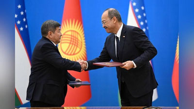 Изрображение 'Узбекистан и Кыргызстан намерены довести товарооборот до двух млрд долларов'