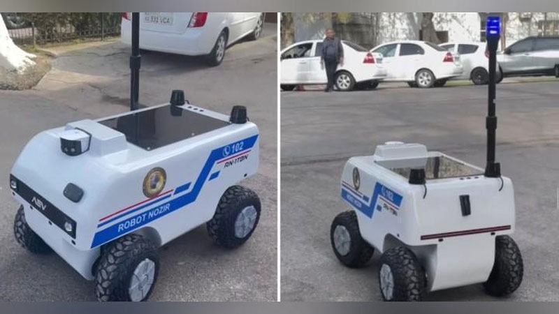 Изрображение 'Улицы Ташкента будет патрулировать четырехколесный робот?'